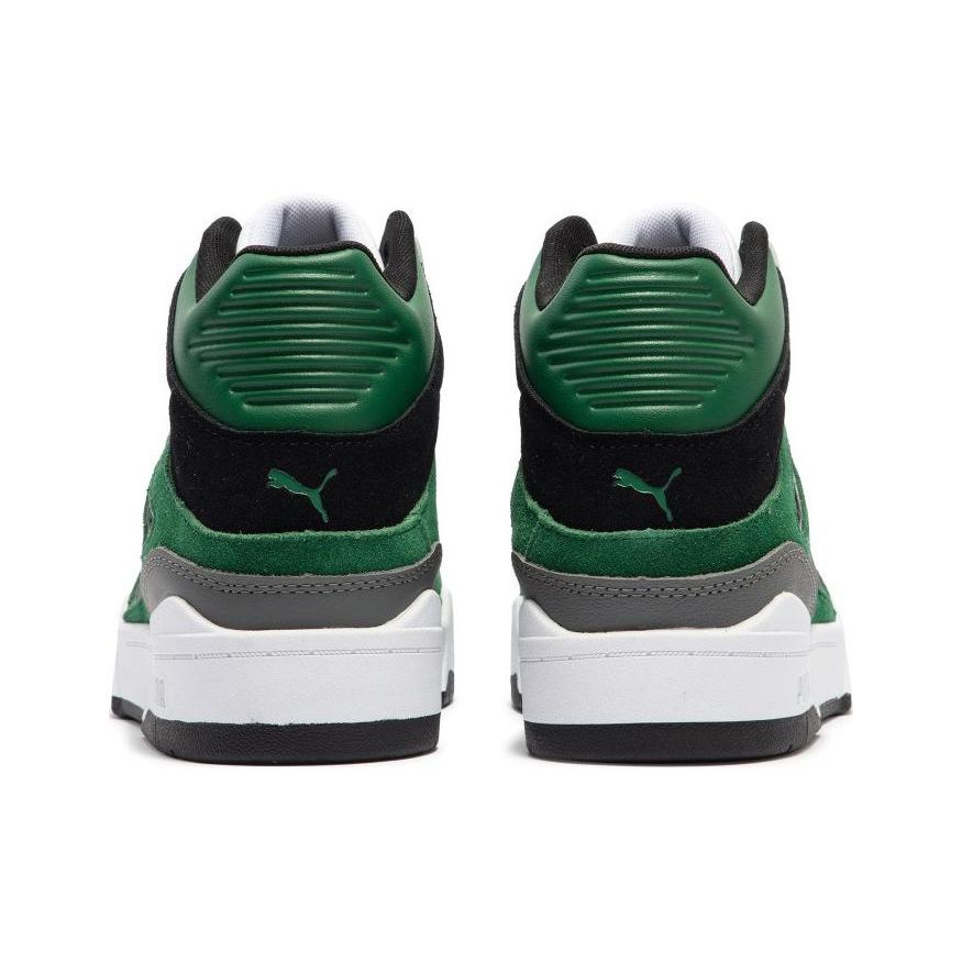 Puma Slipstream Hi Heritage Leather Mid-Top Sneakers Unisex Sneakers Black White Green 387998-08