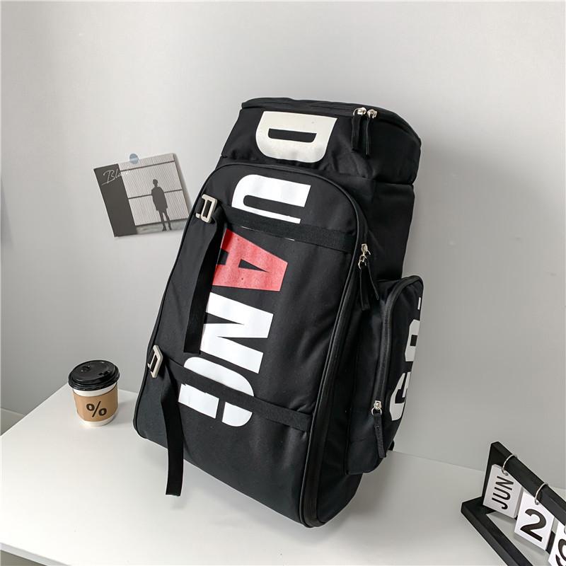 Herren-Rucksack, doppelschulterige Tasche mit Nass- und Trockentrennung, Reisetasche mit extra großem Fassungsvermögen, Sport- und Fitnesstasche, Damen-Ski und