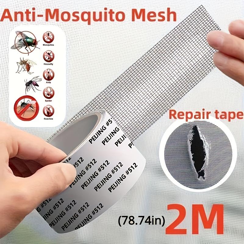 1 Mosquito-proof Net Repair Tape, Waterproof Self-adhesive Repair Sheet Suitable for Dormitory Screen Windows and Curtains