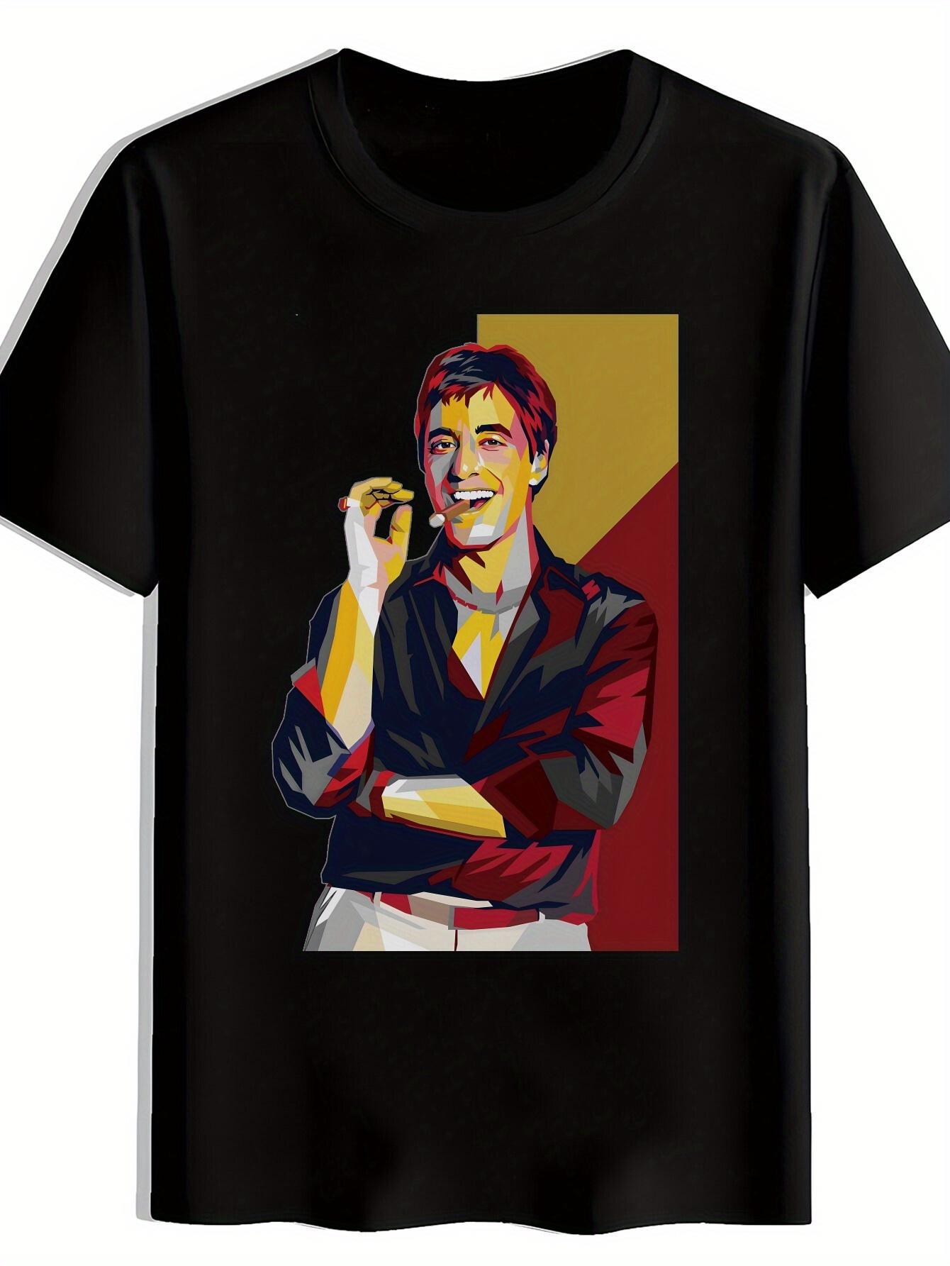 Scarface Graphic T-shirt - Casual Crew Neck XL
