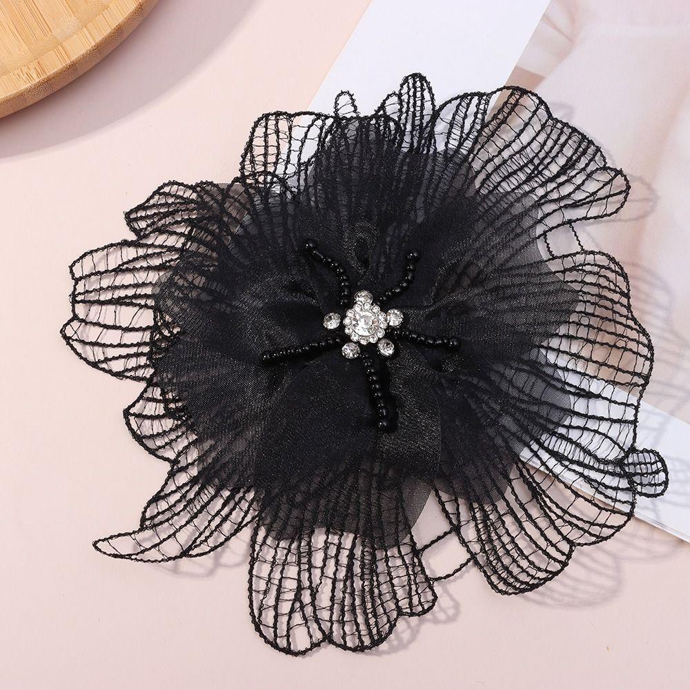Cloth Fabric Flower Lace Patches Multilayer Floral Patches  for Clothing Accessories