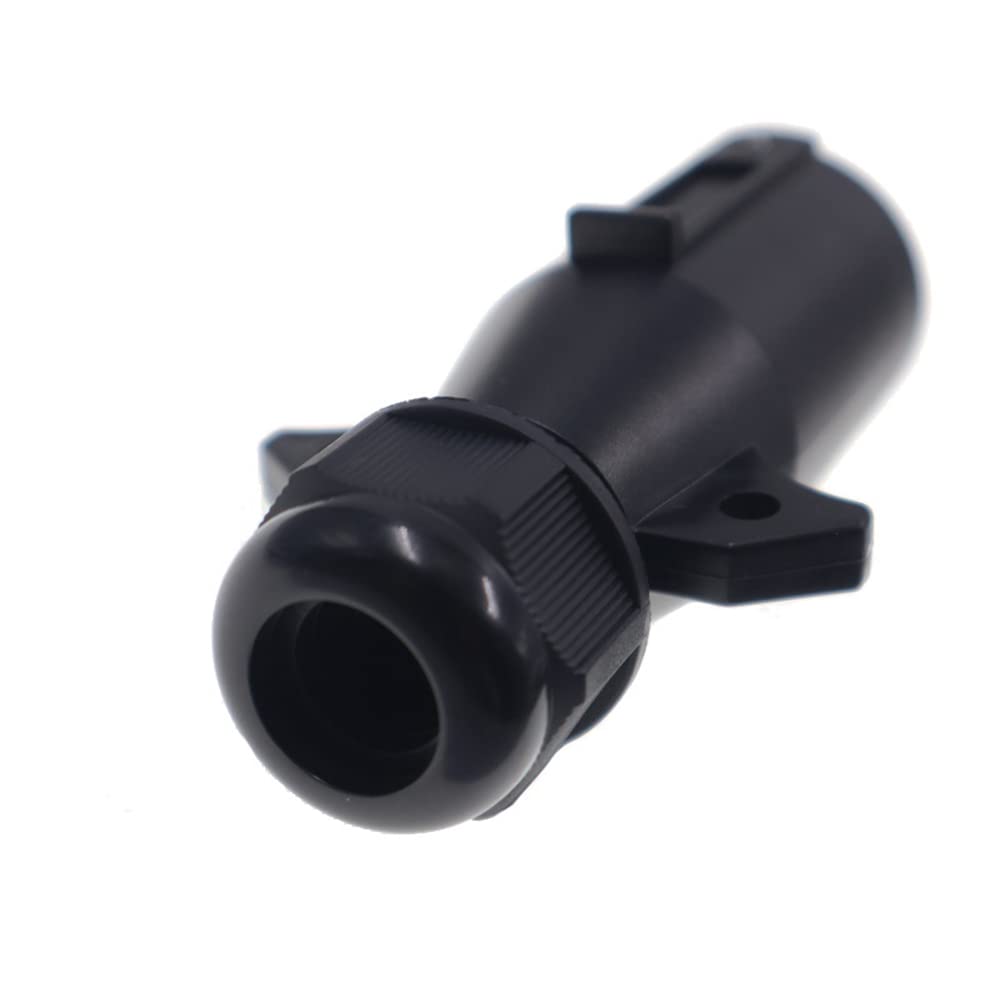 CRAKES RV 7 Pin Trailer Plug Trailer Plug Trailer Wiring Plug Removable 7 Way