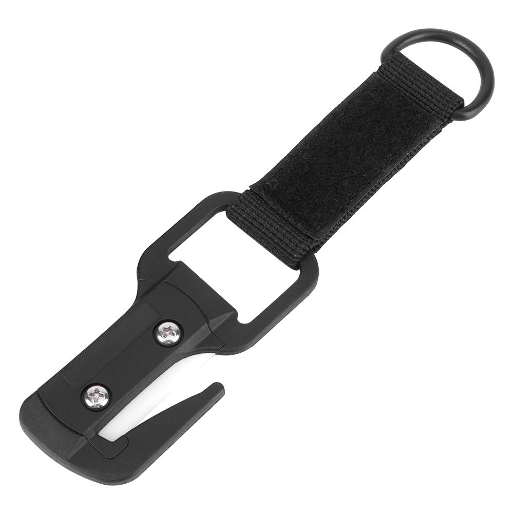 Portable Diving Underwater Ceramics Wire Line Cutter Cut Knife with Storage Bag