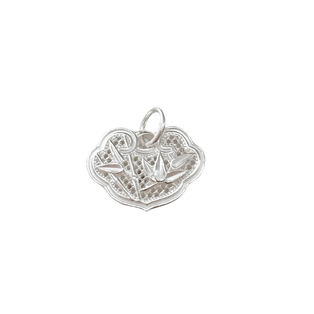 Bamboo lock step by step rising male and female bamboo joint long life lock pendant DIY bracelet necklace pendant