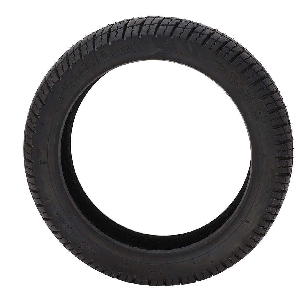 10.5x2.75 Electric Scooter Tubeless Tire Shock Absorbing Prevent Slip Replacement Rubber Scooter