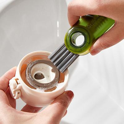 3 In 1 Bottle Gap Cleaner Brush Multifunctional Cup Cleaning Brushes Water