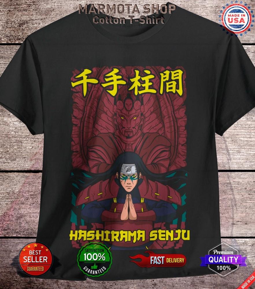

Hashirama Senju Shirt Naruto Shippuden Anime Style Tee T-Shirt Unisex All Size L