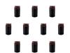 Set of 10 Octagonal Wood Grain Chopstick Black and Red X X ABS Resin Chopstick Holders Sold Setomonohonpo [A] Holders, (Large) [8.3 8.3 13.3 Cm]