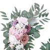 Wedding Arch Flowers Kit Corner Flower Row Decor Hanging Front Door Floral Garland for
