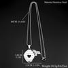 Honeycomb Bee Heart Pendant Necklace For Women Couple Stainless Steel Gold Color Sweet Love Chain Jewelry Valentine Gift