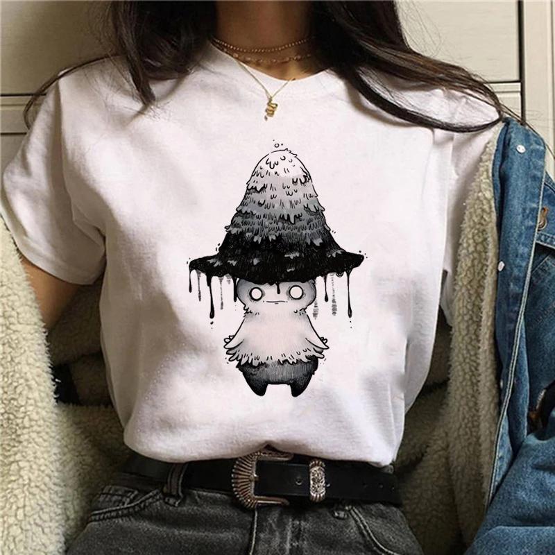 Retro Harajuku 2023 Damkläder Dam T-shirt Mönster T-shirt Damtopp Tecknad Rolig T-shirt Kortärmad Tecknad Prin