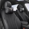 New PU Leather Car Interior Seat Headrest Neck Protection Pillow For Tesla Model 3 Model S X Model Y Roadster SpaceX Accessories
