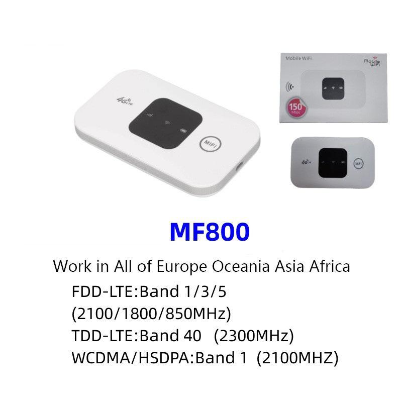 

4G Portable Car WiFi Router - MF800 Mifi with Removable Battery (Model B1/3/5/40) 1 білий
