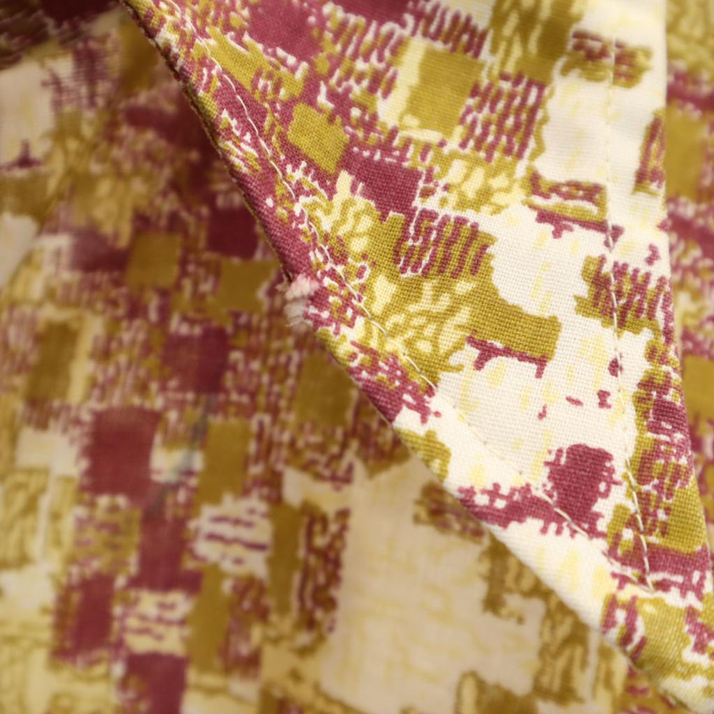 Cambridge 70s Vintage Overall Handle Long Sleeve Shirt L Bordeaux Men's Used