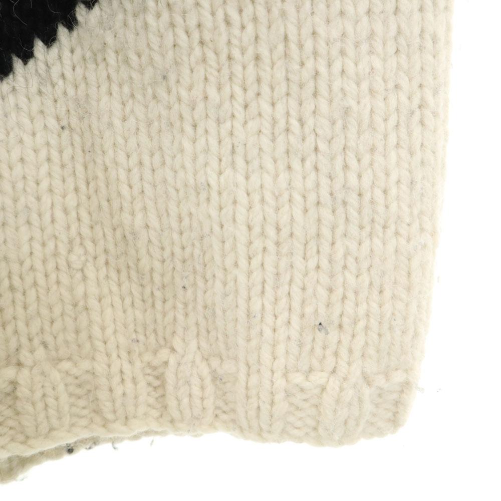 POLO SPORT RALPH LAUREN Vlněná směs ručně pletený Svetr s dlouhým rukávem a výstřihem do V Pánský Použitý