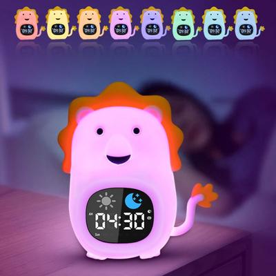 Light Adjustable Sleep Training Clock Pat Control Beside Lamp Lovely Decor Alarm Clock  Toddler