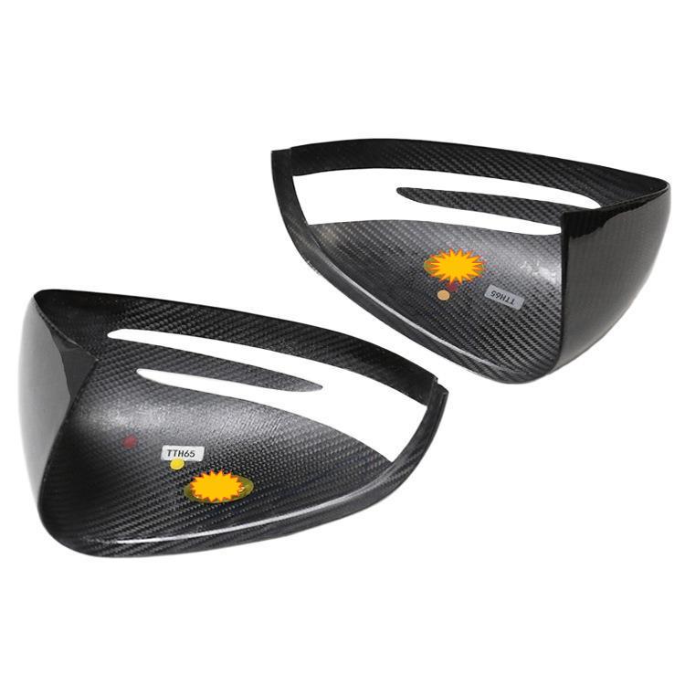 Dry Carbon Fiber Rearview Mirror Cover for Mercedes AMG GT, SLK, SLC, SLS R172/R197/R231
