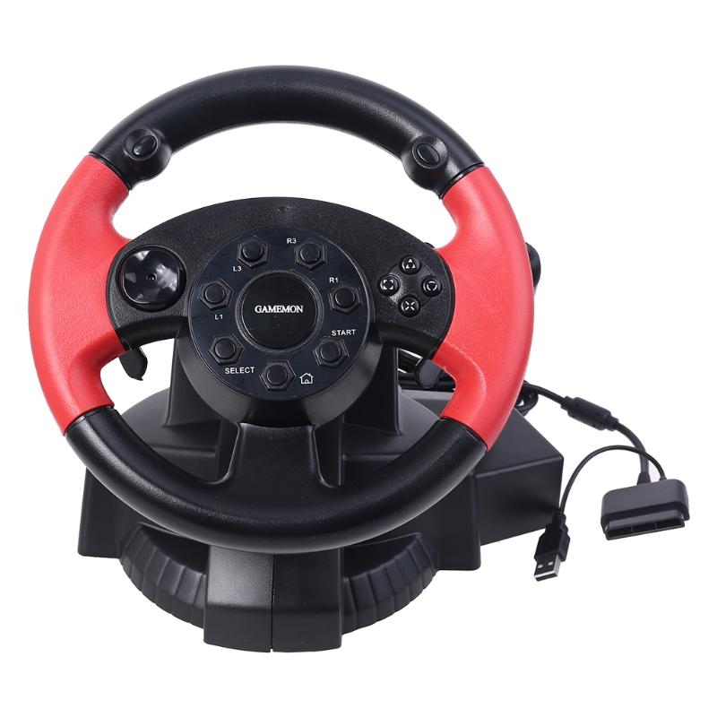 Gaming Steering Wheel Gamepad Racing Game Steering Wheel Dual Motor Vibration For FT33D3 D7 Series PC for  Console