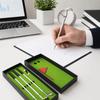 7PCS Simulated Mini Design Golfers Pen Set Smooth Writing Golfers Club Pen Set  Golf Enthusiasts