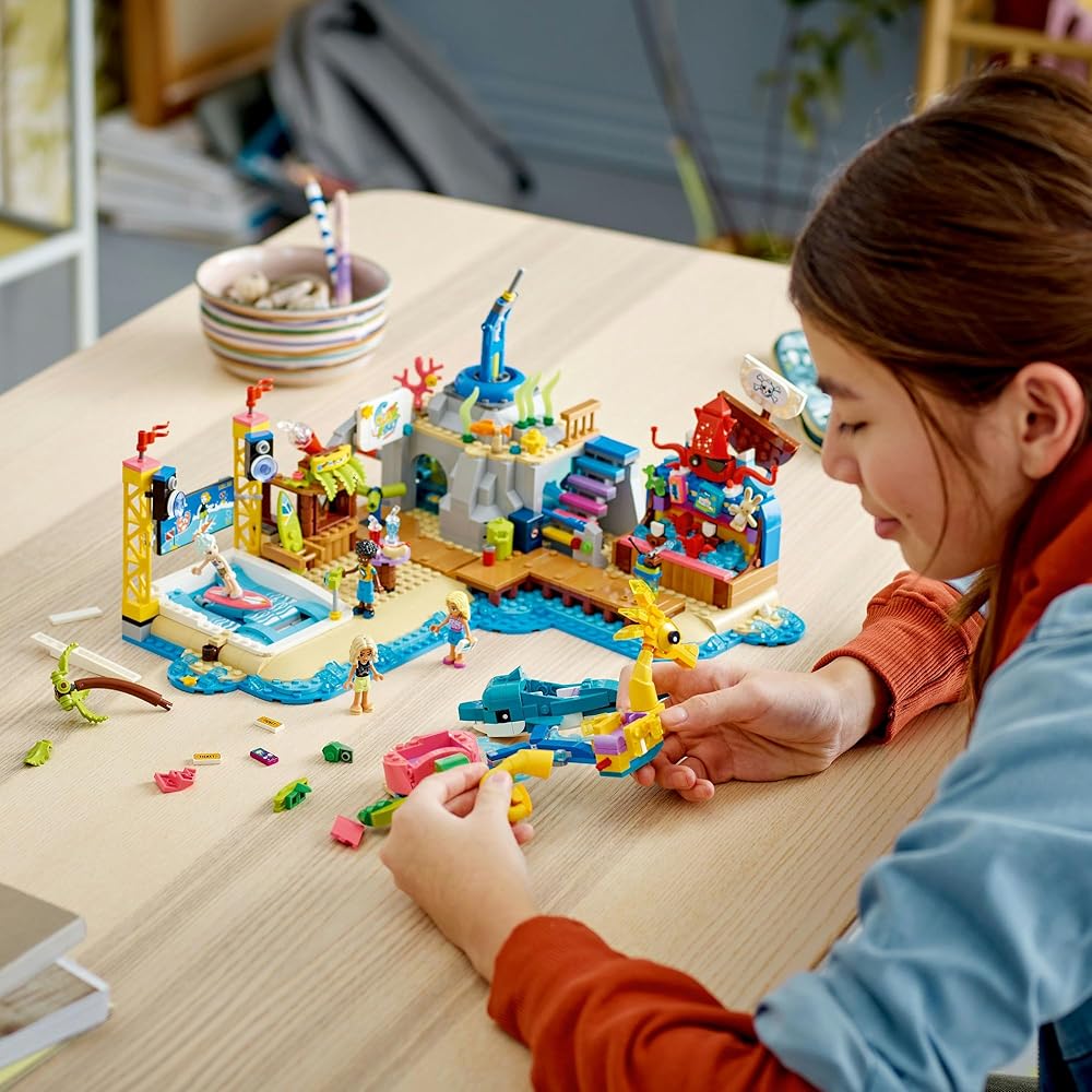 LEGO Friends Ocean Amusement Park Building Set 41737 for Kids Ages 12-14, Creative Play Toy