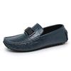 Plus Size Lazy Driving Shoes British Casual Shoes Genuine Leather Men's Shoes