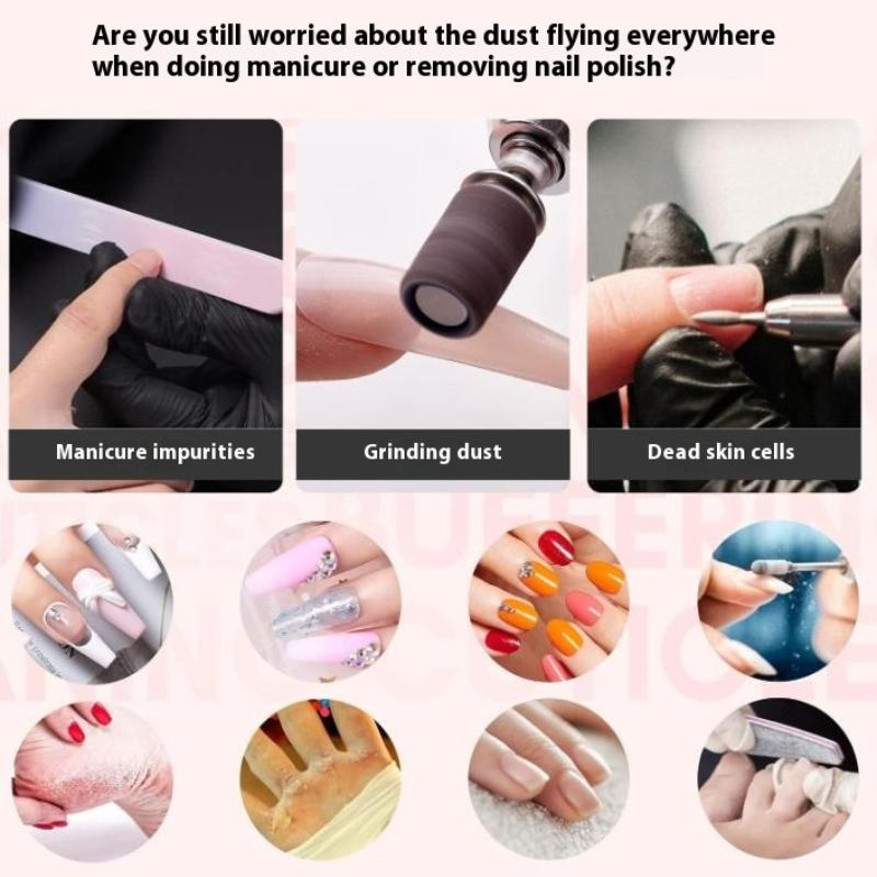 36000 ot/min Super sání Sběrač prachu na nehty Výkonný odsavač prachu na nehty Nehtové umění Manikúra Ventilátor Vysavač a filtr