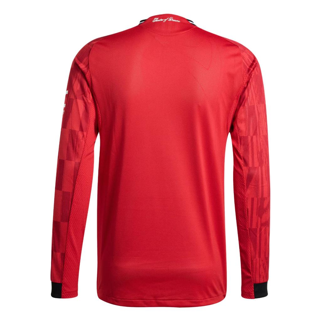 adidas Free Shipping With AdiClub Manchester United 25/26 Long Sleeve Home Authentic Jersey JP3022-