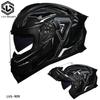 Motorcycle Helmet Men's and Women's Face-off Helmet Summer Locomotive Full Helmet Universal Safety In All Seasons