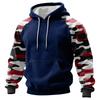 Herren Camouflage Sweatshirt Hoodie Herren Sport Übergröße Freizeit Sweatshirt