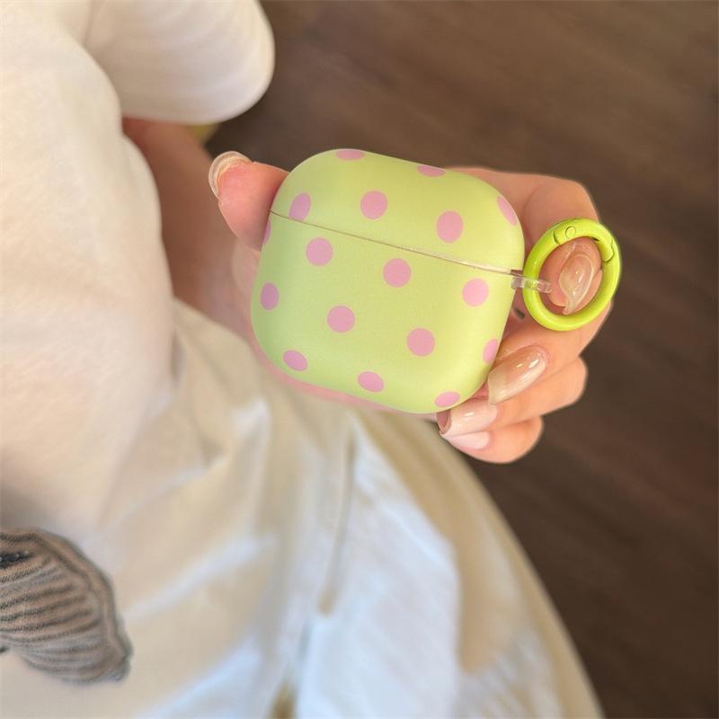 Summer Contrasting Color Polka Dot AirpodsPro1 Earphone Case for Apple 1/1/1/1st Generation Wireless Bluetooth Case