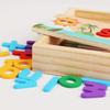 Children's English Alphabet Wooden Letter Matching Set