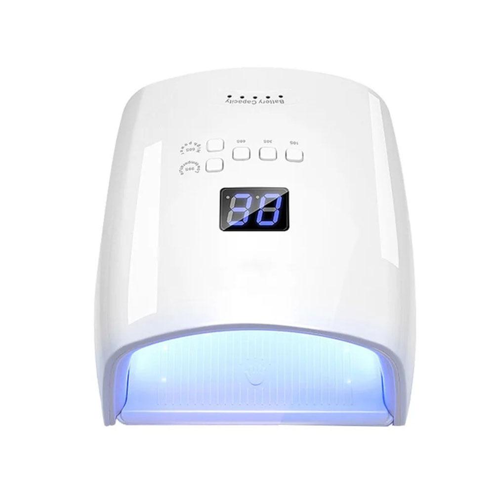 

Встроенная аккумуляторная УФ-лампа для ногтей 66 Вт, беспроводная сушилка для гель-лака S10, светодиодная лампа для маникюра и педикюра EU