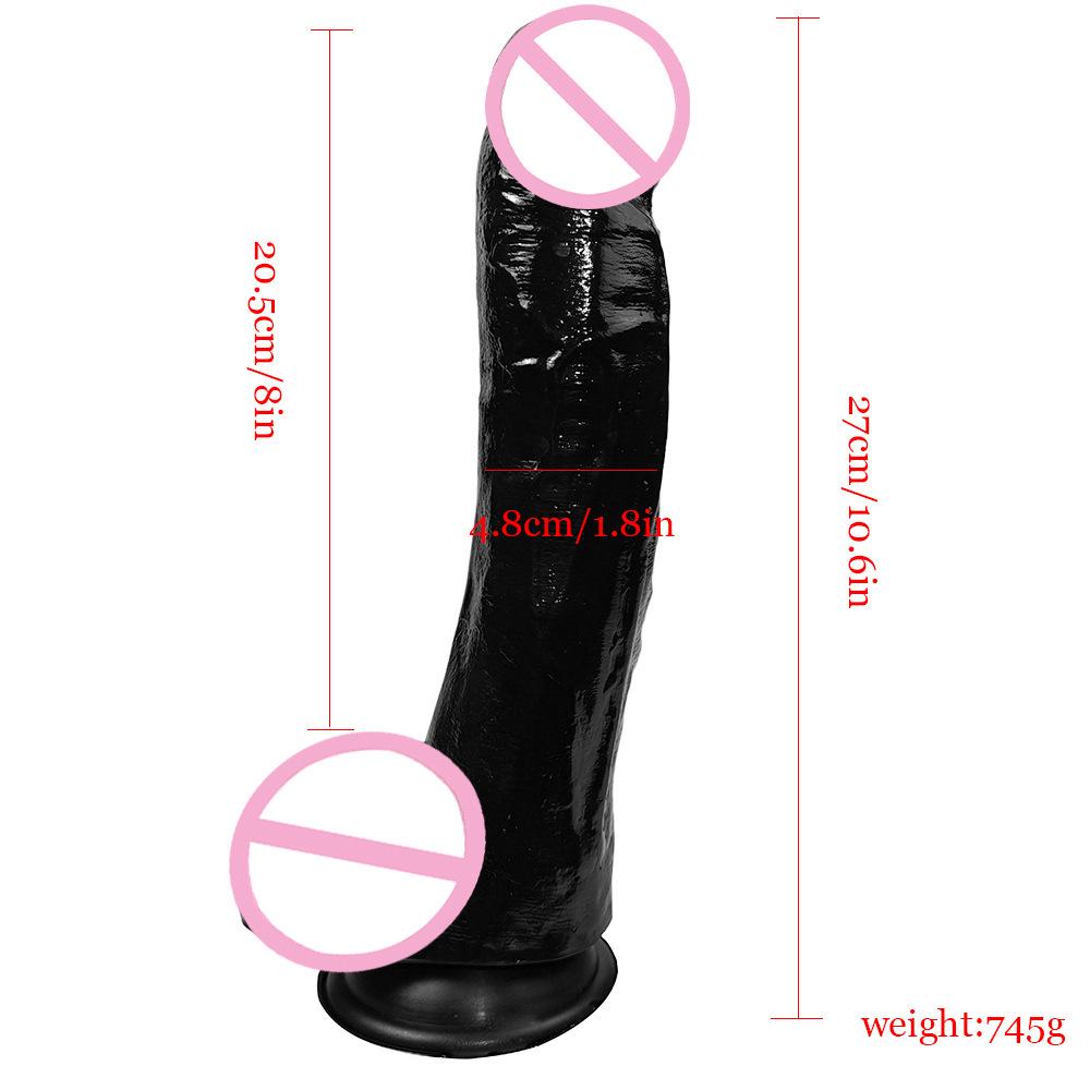 Realistic Silicone Dildo with Anal Plug for Couples - Adult Erotic Toy