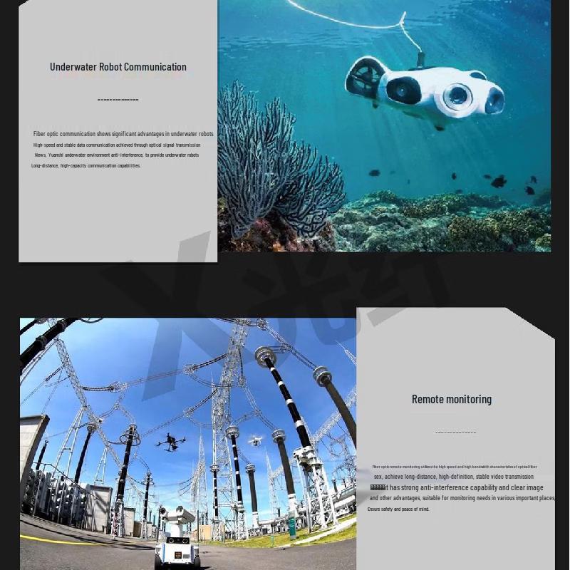 VTEL 3.5 Version 3KM Kevlar-Reinforced Fiber Optic Drone Link System
