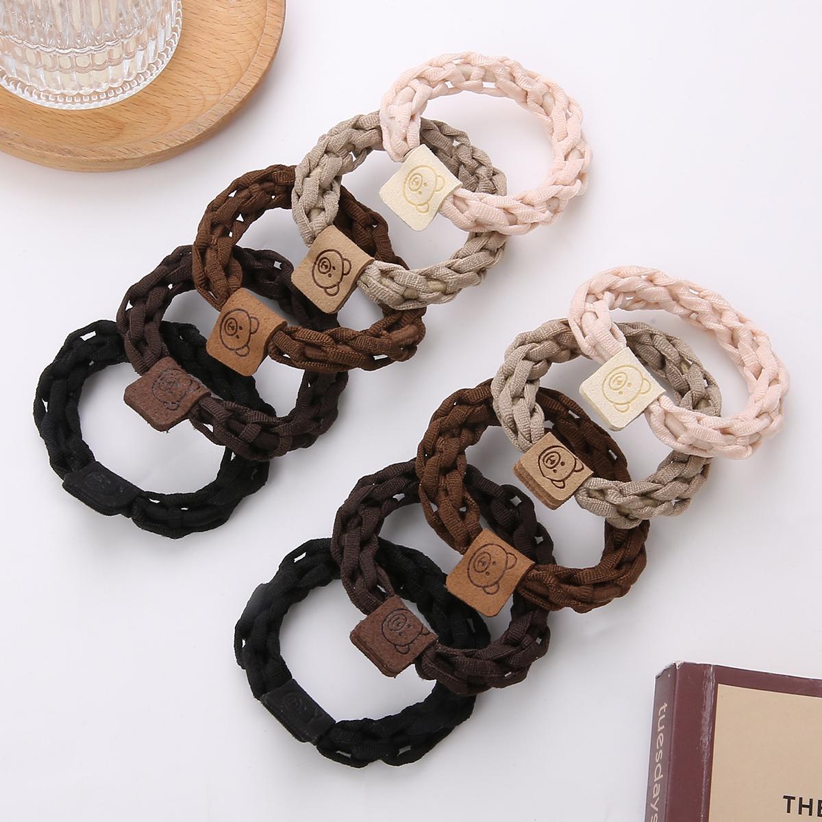 

10 шт., высокоэластичная, прочная повязка на голову, кольцо для волос, модный головной убор для девочки, милая резинка, аксессуары для волос 05