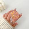 Mobile Phone Airbag Bracket Paste Type Retractable Round Sequin Glitter Small Fresh Desktop Bracket Watching Drama Women'S Models