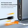 12-in-1 USB C Dockingstation TYP C zu HDMI Adapter 4K HD PD 100W VGA RJ45 3,5mm SD TF USB 3.0 Splitter für Laptop MacBook