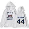Merch TV Hoodie Off Campus Briar University Hockey Jersey Graham 44 22 DI LAURENTIS 66 Tucker46 Design Sweatshirt Male Clothes