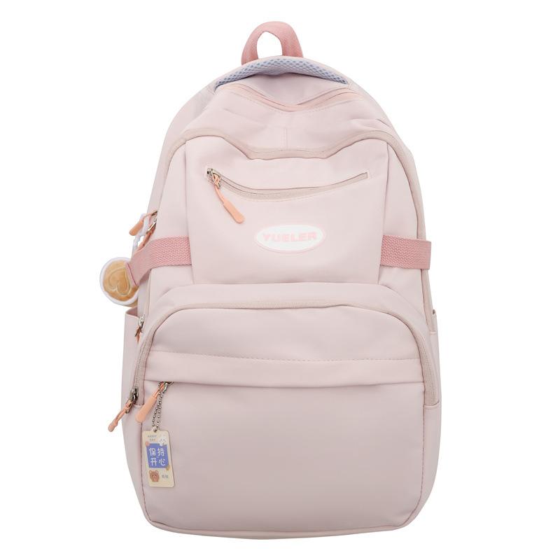 Schoolbag Female Korean Version Casual Campus Versatile Junior High School Large Capacity Backpack Japanese High School Student Girl Backpack