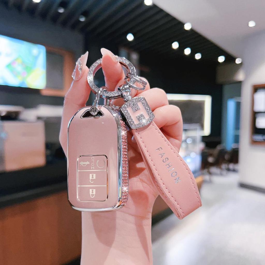 Compatible Key Case for Honda UR-V, Civic, XRV, Accord, Lingpai, CRV, Jade, Binzhi, Ge Xingge, Haoying, and 10th Gen Models