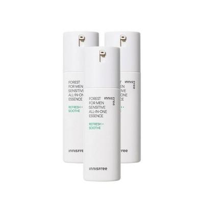 Forest For Men Sensitive All‑in‑One Essence 100ml 3‑Pack Soothing Hydration Skincare for Men