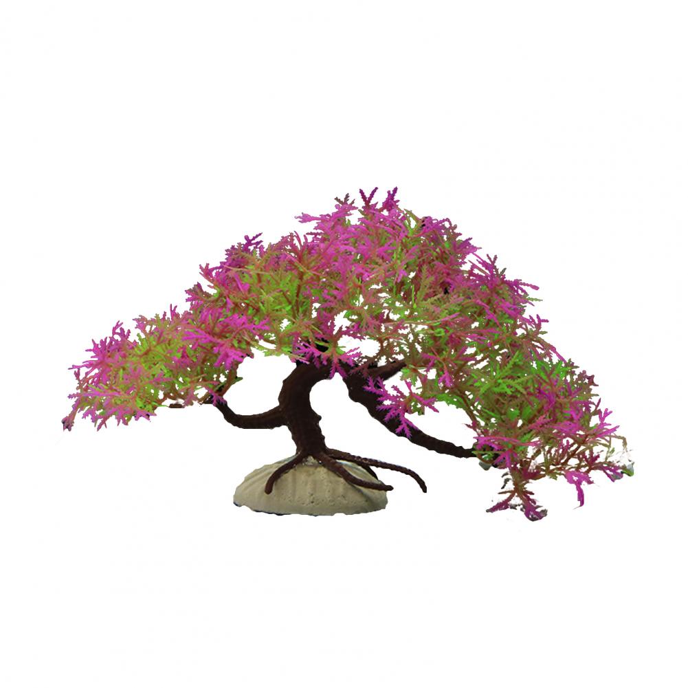 Ornamental Harmless Fish Tank Landscaping Simulation Plant Non-fading Eco-friendly Simulation Pine Tree Home Supply
