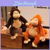 Rainforest Monkey Plush Toy With Pp Cotton Fill For Kids And Collectors