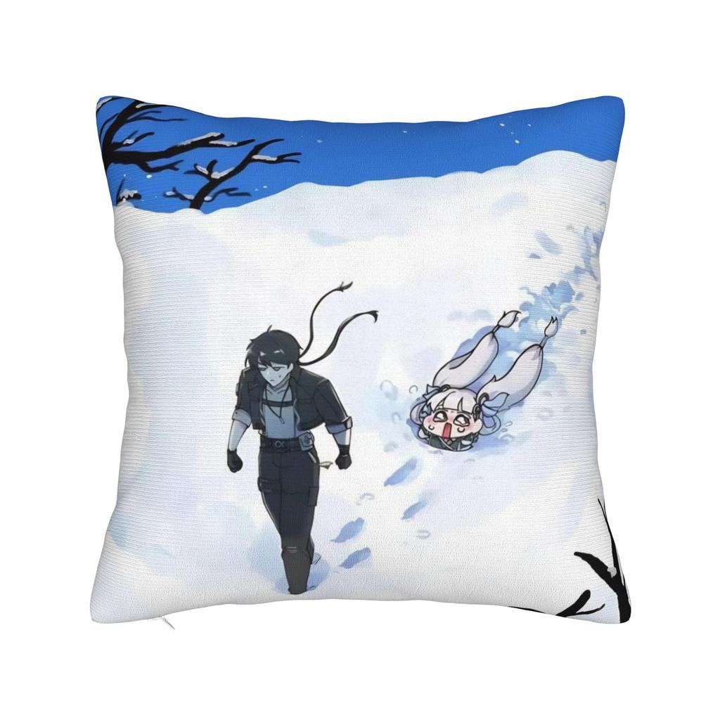 Trickcal C-Chibi Go Games Pillow Covers Merchandise Printing Cushion Cover Decor  Throw Pillow Case Cover Home Multiple Sizes