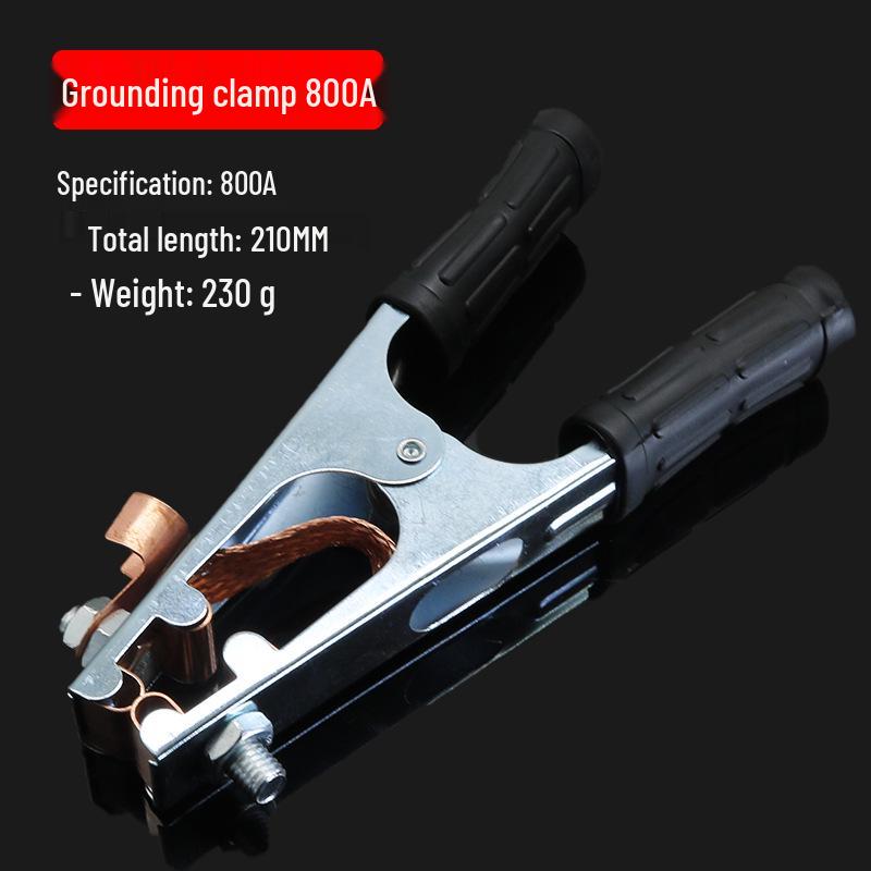 Thickened Ground Clamp for Argon Arc Welding (500A/1000A/1500A) - Safety Ground Neutral Wire Clip