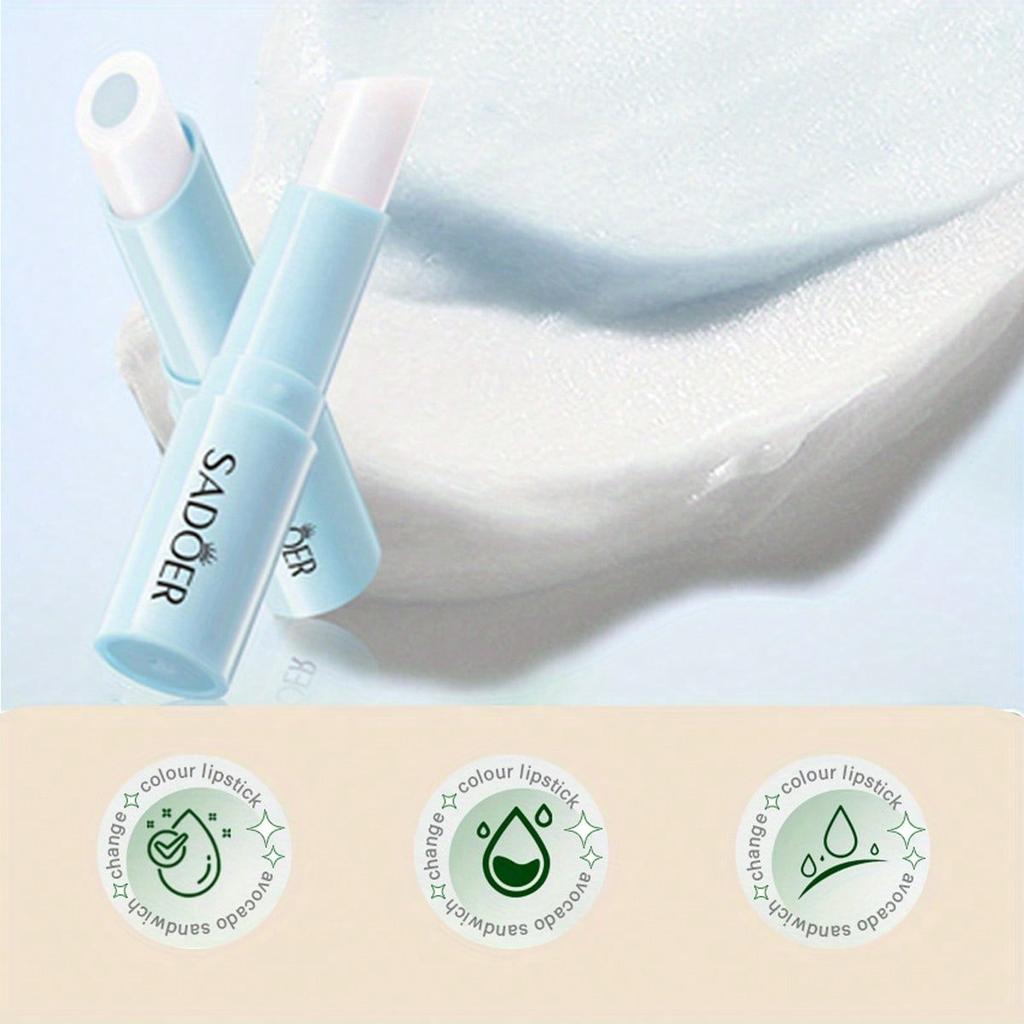 1PC Color Changing Moisturizing Lip Balm, Long-Lasting Moisturizing Lips, Soothing, Suitable For Dry