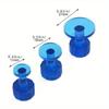 9pcs/set 3 Sizes Car Dent Repair Tools Paintless Dent Puller Kit Auto Body Paint Suction Cup Adhesive Blue Glue Tabs