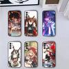 Spiel A-Arknights Endfield Handyhülle Für Samsung Galaxy A73,A72,A71,A70,A53,A52,A51,Andere Weiche Schwarze Hülle