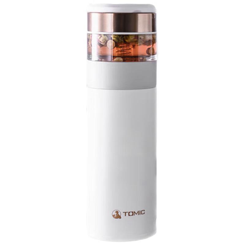 TOMIC TW60051 Ceramic-Lined Tea Infuser Thermos