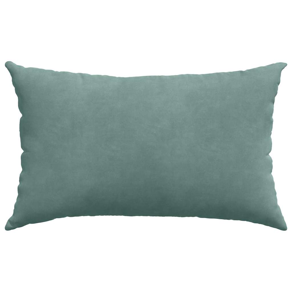 Sofa Cushions 2 Pieces Teal Green 50 x 30 cm Cord Fabric